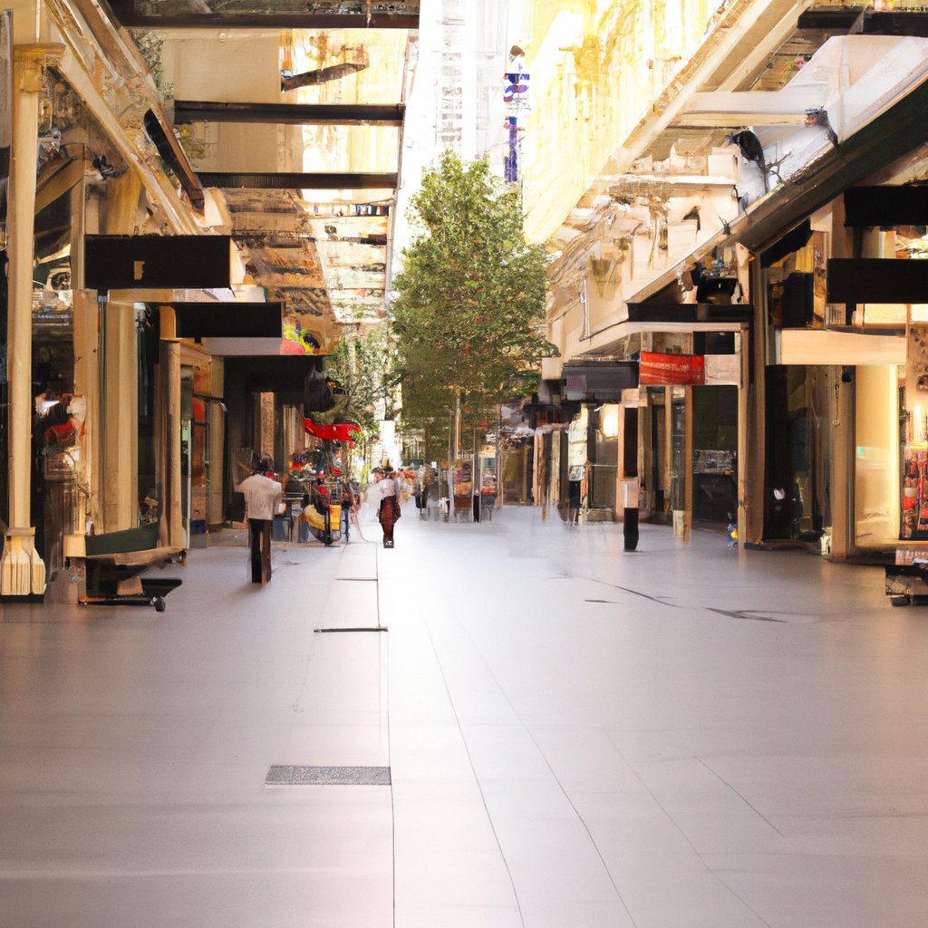 Shops in rundle mall